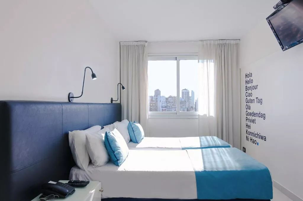 Cyan Recoleta Hotel Fachada do Cyan Recoleta Hotel no bairro da Recoleta.