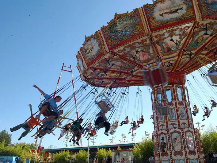 Parque de la Costa em Tigre Montanha-russa no Parque de la Costa em Tigre, perto de Buenos Aires.