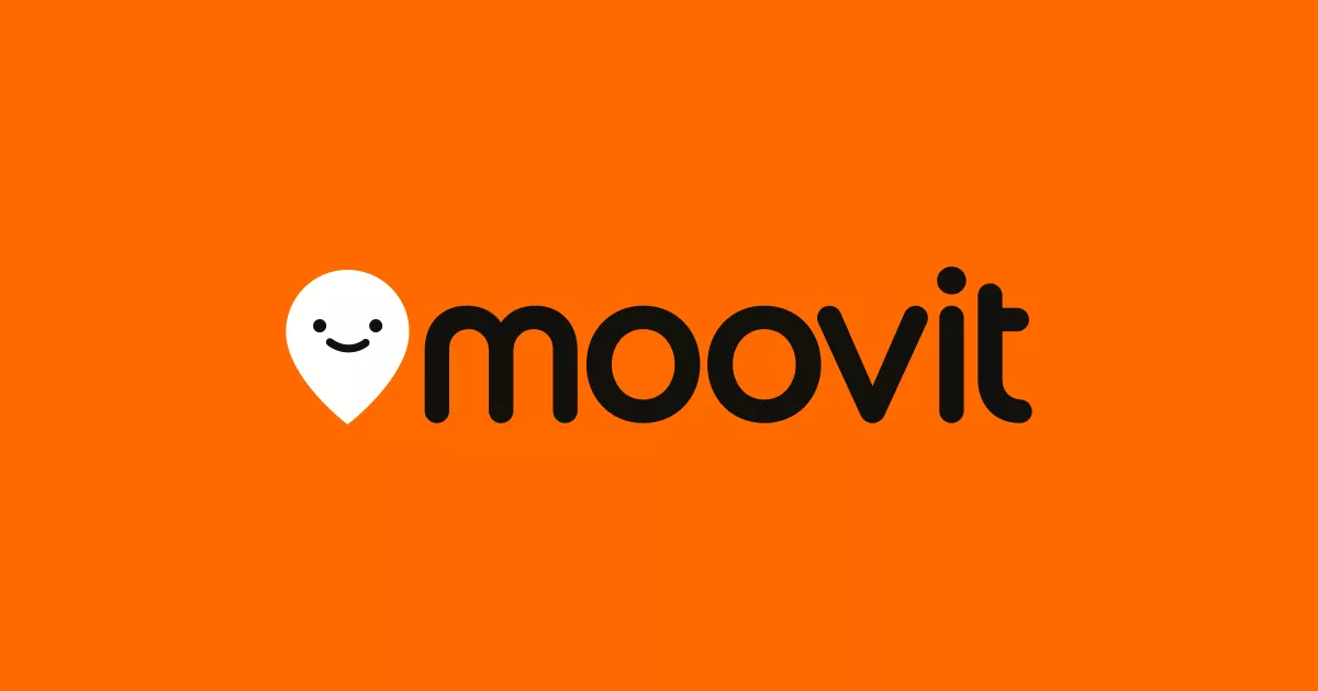 Use o Moovit para transporte público Ícone do aplicativo de transporte público Moovit.