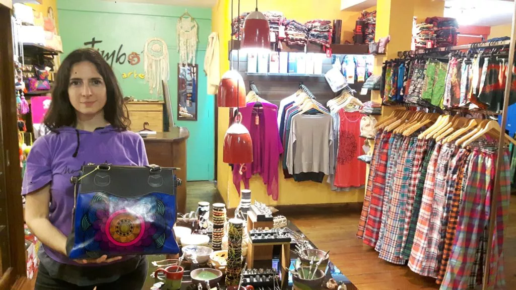 Lojas de produtos regionais Loja de produtos regionais e souvenirs em Puerto Iguazú.