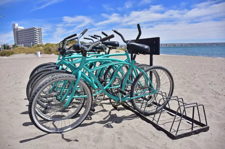 Aluguel de bicicletas para explorar a cidade Bicicletas para alugar em Porto Madryn.